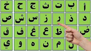 تعل م قراءة الحروف العربية بالحركات الثلاث  الفتحة  الضمة و الكسرة   تعليم القراءة للاطفال  ا  ب  ت  دندنها