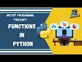 Functions in Python Complete Python Course 2020