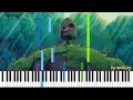 Castle in the Sky Theme - Innocent by Joe Hisaishi [Synthesia Piano Tutorial]