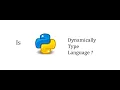 Is Python Dynamically Typed Language Python Tutorial Interview Question Bank