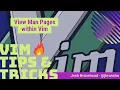 View Man Pages within Vim Vim Tips and Tricks
