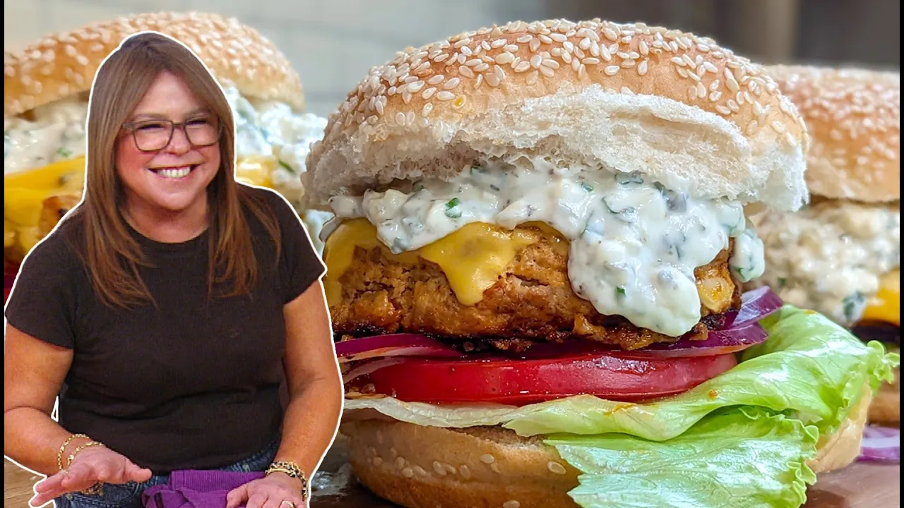 How to Make Buffalo Chicken Chili Cheeseburgers   Rachael Ray