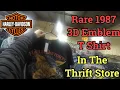 Rare Vintage Harley Davidson 3D Emblem T Shirt Found In Thrift Store