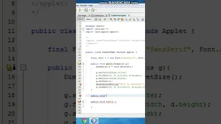 In Java AWT Centering Text Using Applet