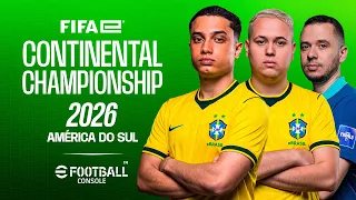 AO VIVO: eFootball Console Continental FIFAe 2026 - VALE VAGA NA COPA DO MUNDO!
