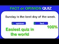 Fact or Opinion Quiz mrlazyworld - kh