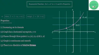 Exponential Function Analyzed with Python