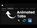Build Vercel s Animated Tabs with Tailwind CSS and Framer Motion