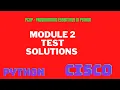 PCAP - Programming Essentials in Python Cisco module 2 Test Answer Python Essentials 1