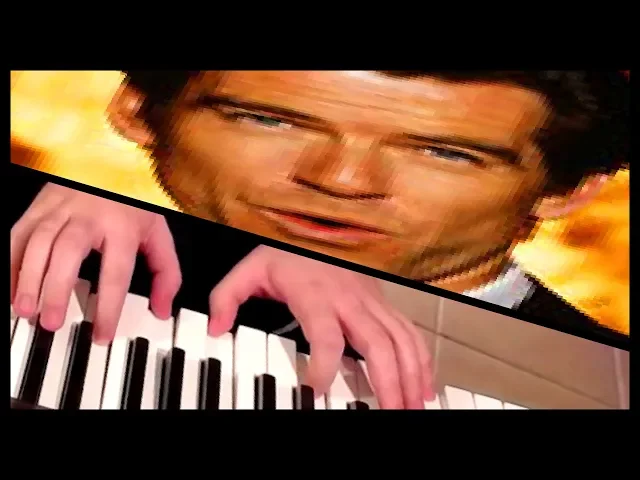 first level of GoldenEye 007 (N64) played on piano