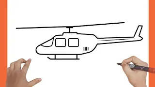 HOW TO DRAW A HELICOPTER