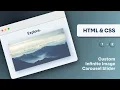 Custom Infinite Image Carousel Slider HTML CSS JavaScript Part 1 of 2