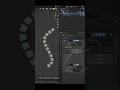 Array to curve in Blender