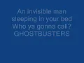 Lagu Ghostbusters with lyrics