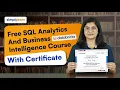 Free SQL Analytics And Business Intelligence Course With Certificate SQL Full Course Simplilearn