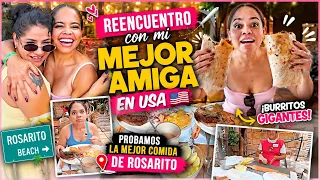Mi MEJOR AMIGA en ESTADOS UNIDOS 🇺🇸 me VISITA en MEXICO 🇲🇽 | La comida MAS RICA de ROSARITO 😋 