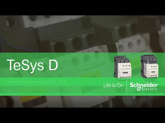 Contacteur TeSys D 3P 22kW (50A AC-3) 1NO-1NC 380V 50/60Hz EverLink SE, SCHNEIDER ELECTRIC BASSE TENSION, LC1D50AQ7