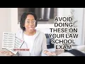 5 Common Mistakes To Avoid on Your Law School Final Exam
