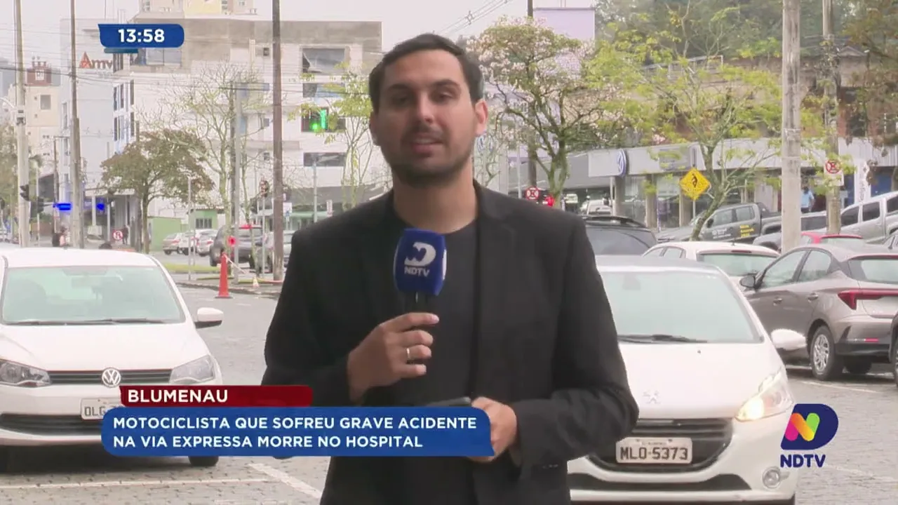 Motociclista que sofreu grave acidente na Via Expressa morre no hospital
