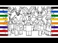 99 Nights in the Forest New Big Coloring Pages How to color New Characters from 99 Nights in Roblox