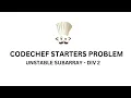 Unstable Subarray Codechef Starters 88 Div - 2