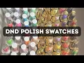 I Swatched My ENTIRE DND Gel Polish Collection New Collection Unboxing Swatch with Me