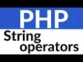 PHP Tutorial for Beginners Bangla Tutorial String Operators