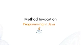 Method Invocation in java