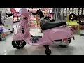 Download Lagu UNBOXING AND ASSEMBLING THE RIDE ON VESPA (KIDS ELECTRIC SCOOTER)