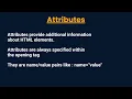 HTML Tutorial Links and Attributes in HTML Tutorial
