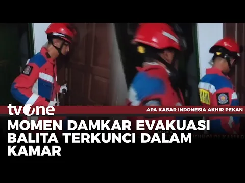 Seorang Balita Terkunci di Kamar, Damkar Sigap Evakuasi