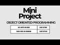 Presentation Mini Project OOP