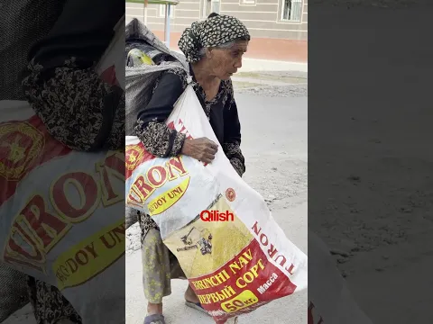 CHIQINDI YIG'IB FARZANDLARINI BOQAYOTGAN 70YOSHLI ONAXON 😢 #exson #mashxurnazar #muslim #shorts