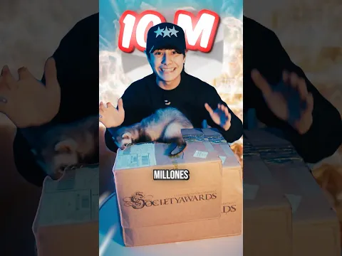 ¡Así LLEGA una PLACA de 10 MILLONES! 😱💎 #oniichan #otakulife #fypシ #placadeyoutube #premios
