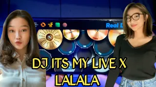 Download DJ ITS MY LIFE x LA LA LA x MASHUP REMIX TERBARU FUL BAS 2021 || REAL DRUM COVER MP3