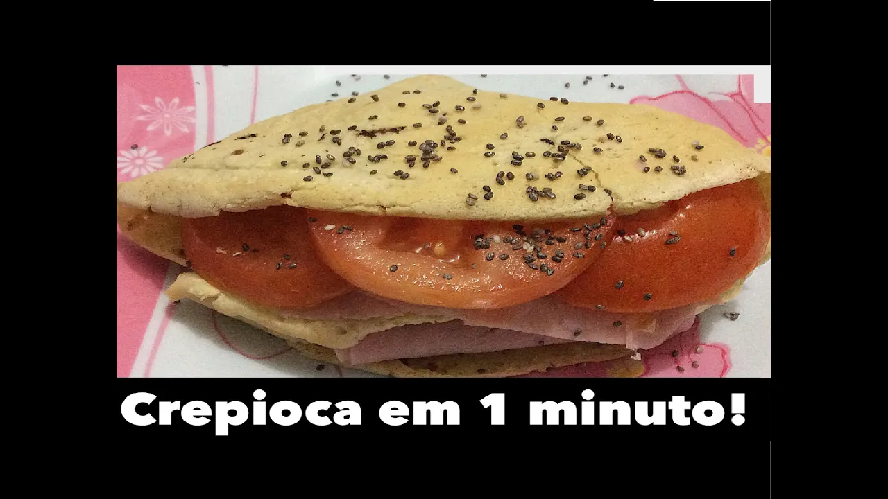 CREPIOCA DELICIOSA EM 1 MINUTO!