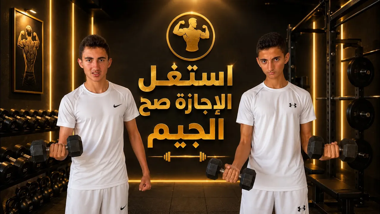 الجيم💪استغل الإجازة صح