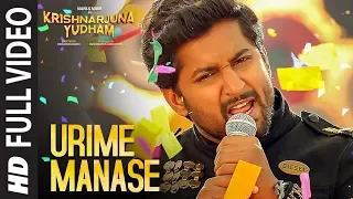 urime manase full video song krishnarjuna yudham nani anupama hiphop tamizha
