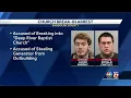 Randolph County Sheriff s Office arrest two men for breaking and entering into church deputies say