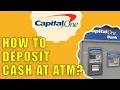 How to deposit cash at Capital One ATM