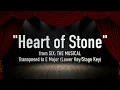 "Heart of Stone" (Lower/Stage Key) from Six: The Musical (E Major) - Karaoke Track with Lyrics