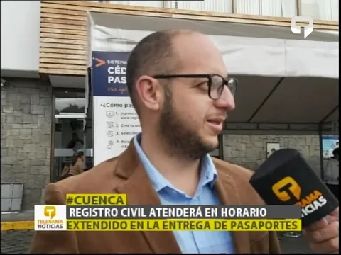 Registro civil atenderá en horario extendido en la entrega de pasaportes