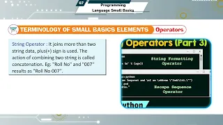 Ch 7 Computer Class 5 Programming Language Small Basics For children