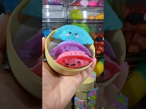 Squishy dumpling asmr #squishy #squishyasmr #squishytoys #squishytoy #squishies @ORBToysTube