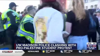 Over 30 arrested during UW-Madison protest more tents placed on Library Mall