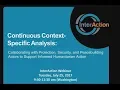 Continuous Context-Specific Analysis