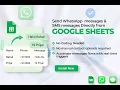 Send WhatsApp SMS directly from Google Sheets No coding is needed Google Sheet Extension