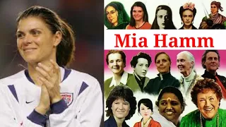 Mia Hamm - Soccer Player Mia Hamm Foundation Athlete Great Woman s Biography Listen Us Info