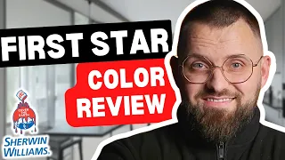 Light Airy Gray Sherwin-Williams First Star Color Review 2024