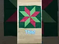 Star blocks sew together easily when you start with half square triangles